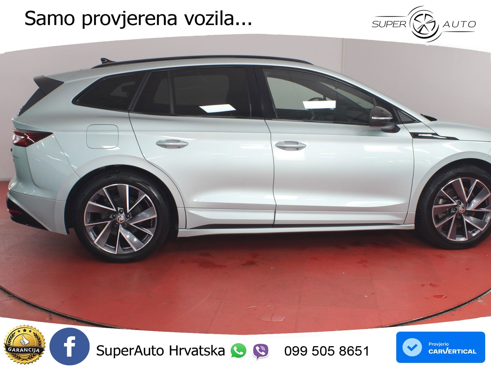 Škoda Enyaq iV 80 82 kWh (204 KS) SportLine LED+GR SJED+ACC