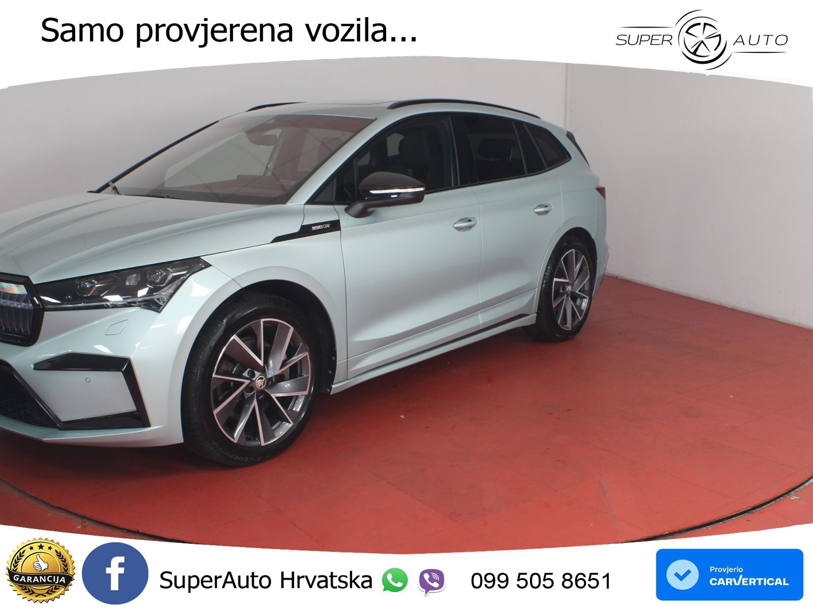 Škoda Enyaq iV 80 82 kWh (204 KS) SportLine LED+GR SJED+ACC