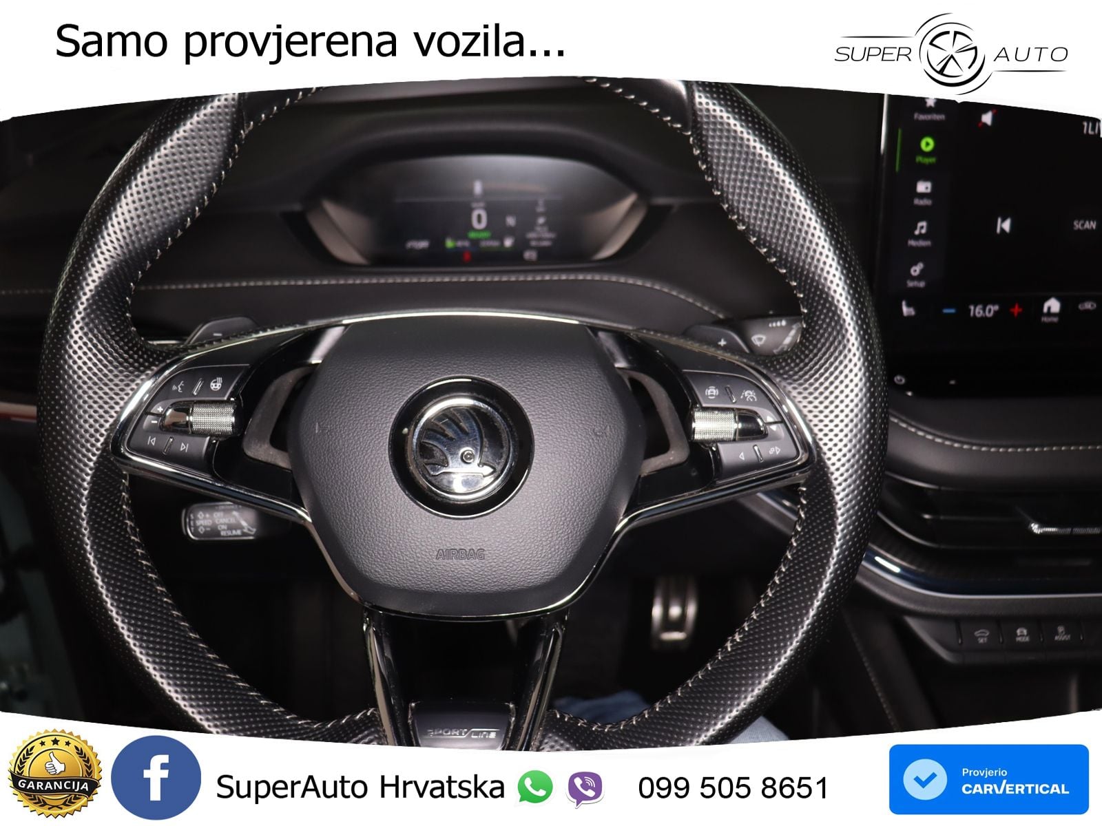 Škoda Enyaq iV 80 82 kWh (204 KS) SportLine LED+GR SJED+ACC