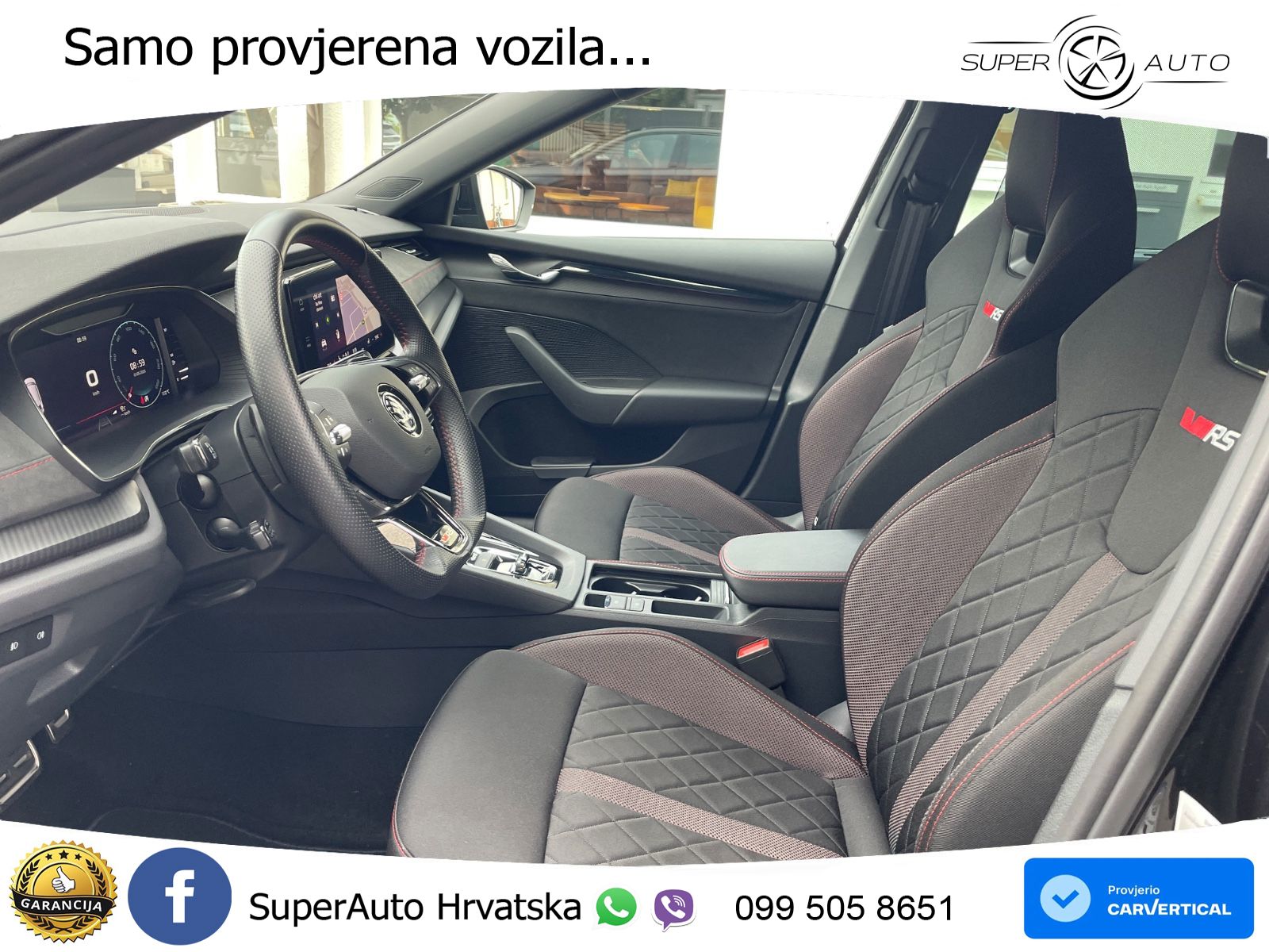 Škoda Octavia Combi RS 2.0 TDI (200 KS) 4x4 DSG LED+GR SJED+ACC