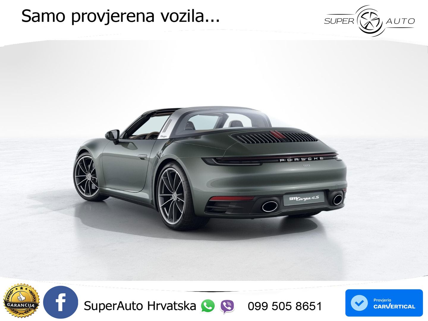 Porsche 911 Targa 4S 3.0 (450 KS) PDK LED+GR SJED+ACC