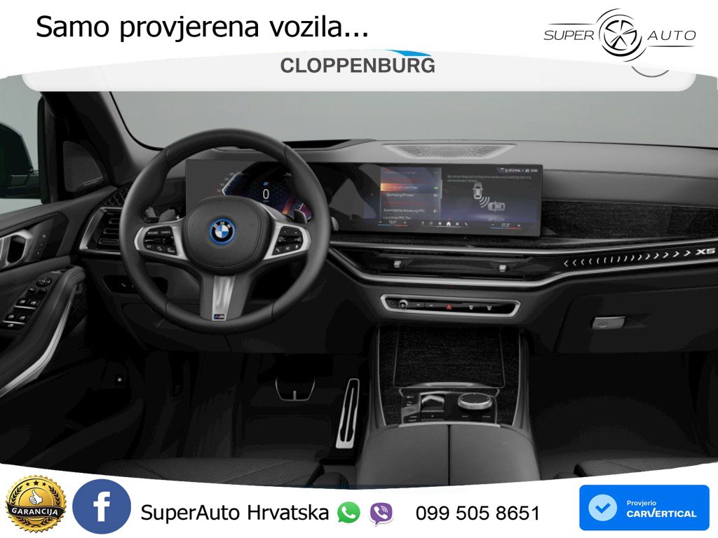 BMW X5 50e (489 KS) xDrive Steptronic ZRAČNI+ACC+GR SJED+KAM+PANO