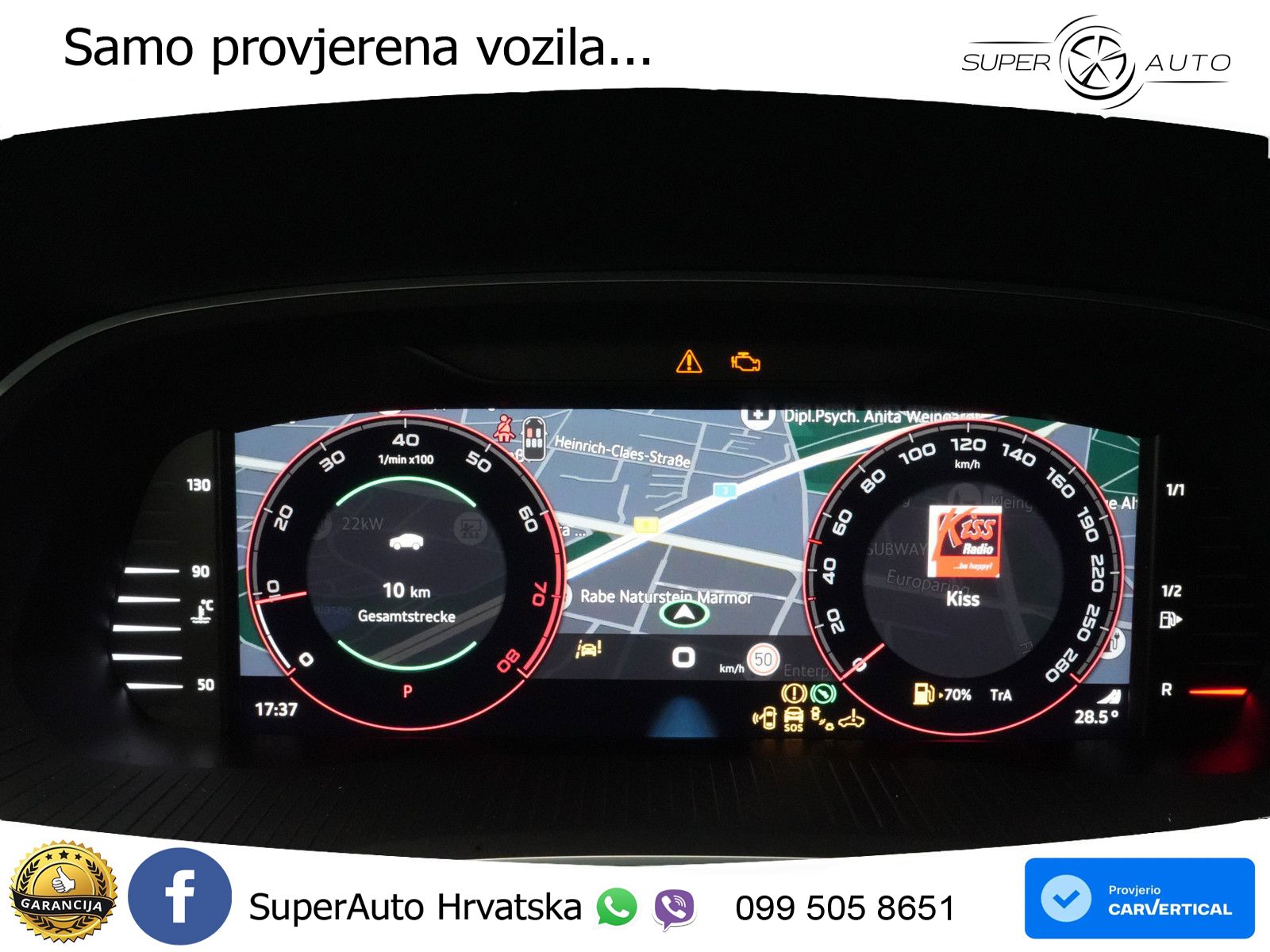 Škoda Octavia Combi RS 2.0 TSI (265 KS) DSG MATRIX+GR SJED+KAM