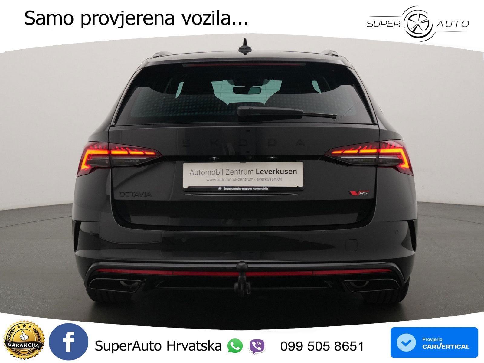 Škoda Octavia Combi RS 2.0 TSI (265 KS) DSG MATRIX+GR SJED+KAM