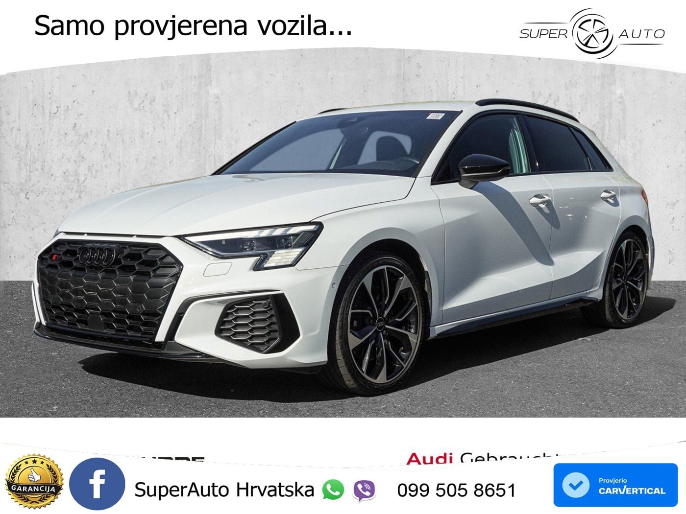 Audi S3 2.0 TFSI (310 KS) quattro S tronic MATRIX+GR SJED+KAM