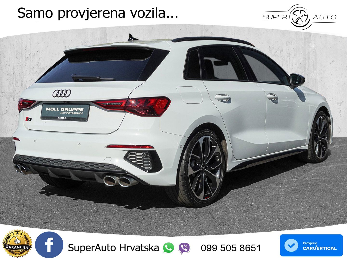 Audi S3 2.0 TFSI (310 KS) quattro S tronic MATRIX+GR SJED+KAM