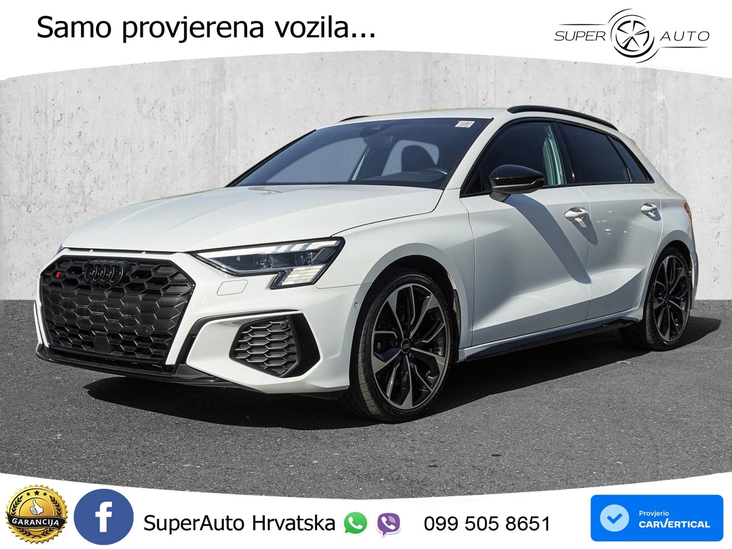 Audi S3 2.0 TFSI (310 KS) quattro S tronic MATRIX+GR SJED+KAM