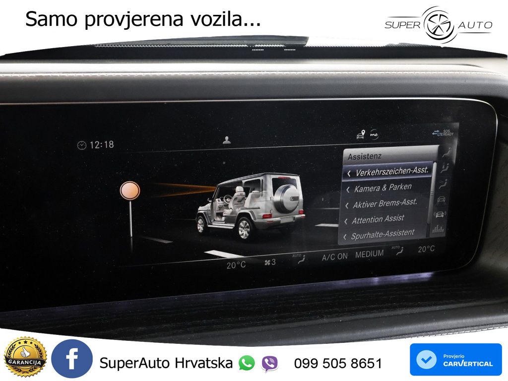 Mercedes G 500 Long V8 (422 KS) 4MATIC 9G-TRONIC LED+ACC