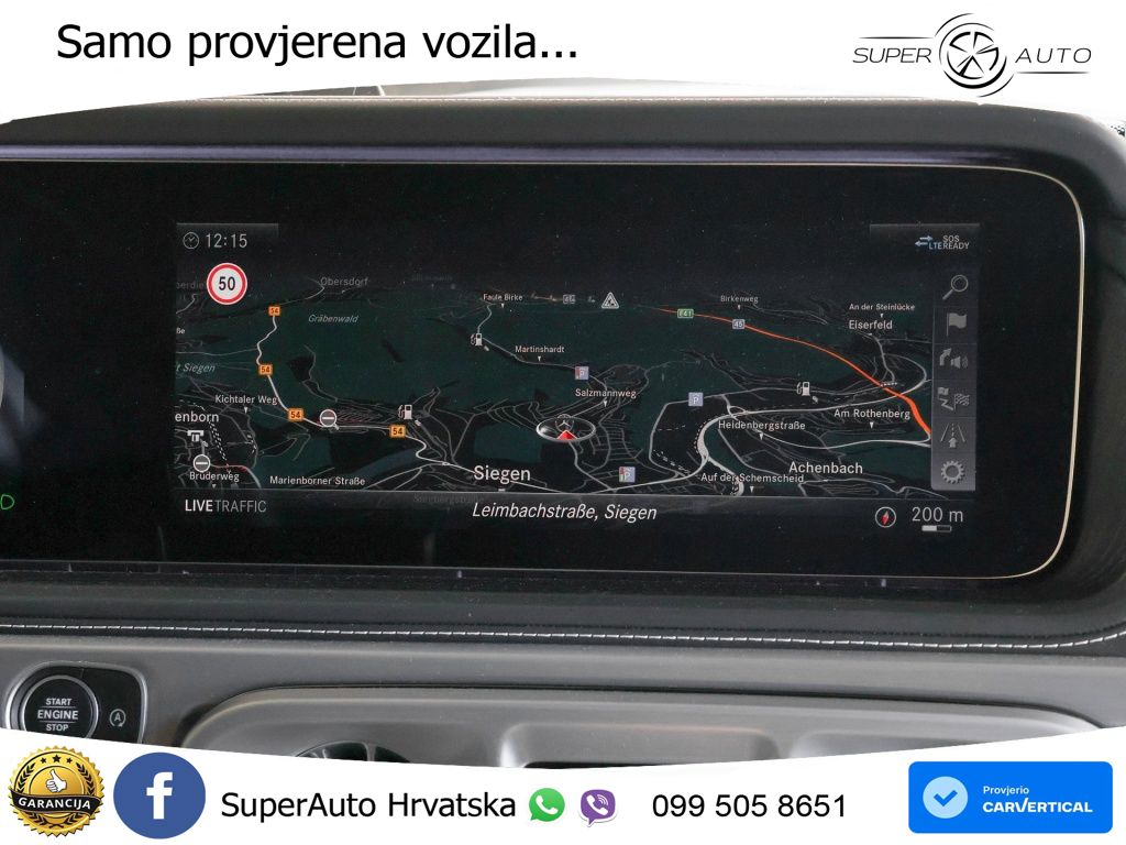 Mercedes G 500 Long V8 (422 KS) 4MATIC 9G-TRONIC LED+ACC