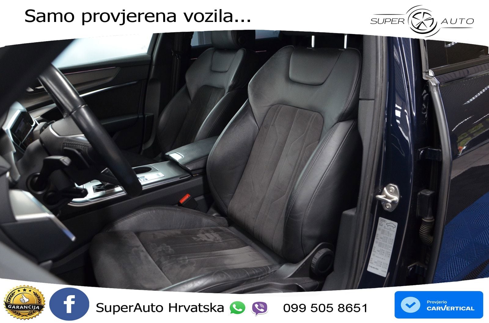 Audi A6 50 TDI V6 (286 KS) quattro tiptronic S line ZRAČNI+ACC+GR SJED+KAM+PANO