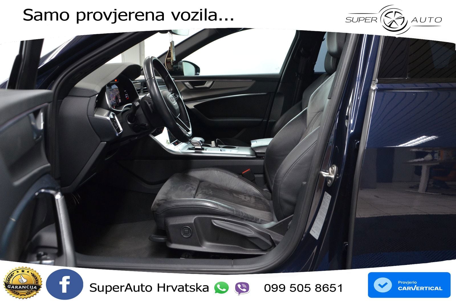Audi A6 50 TDI V6 (286 KS) quattro tiptronic S line ZRAČNI+ACC+GR SJED+KAM+PANO