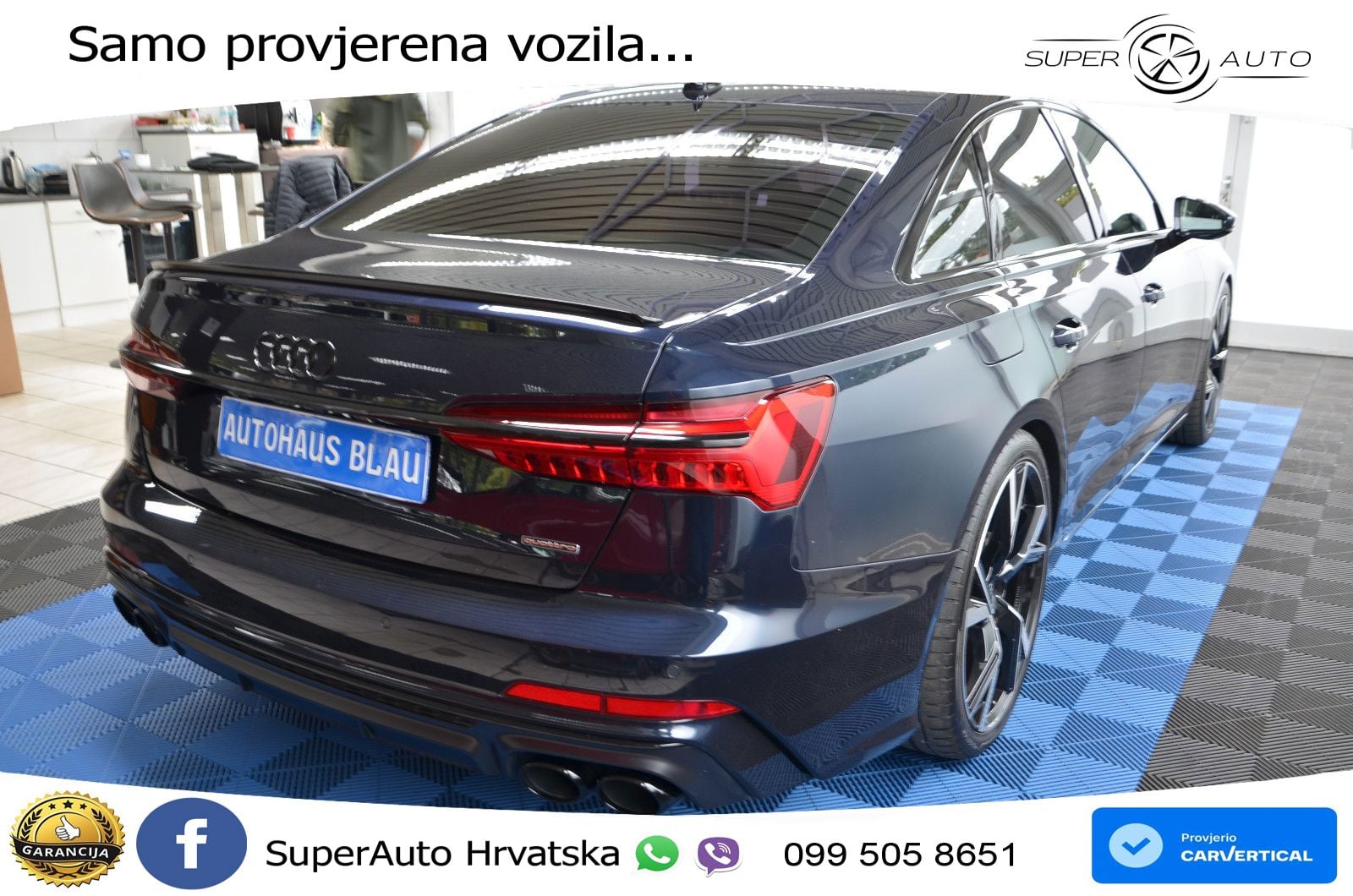Audi A6 50 TDI V6 (286 KS) quattro tiptronic S line ZRAČNI+ACC+GR SJED+KAM+PANO
