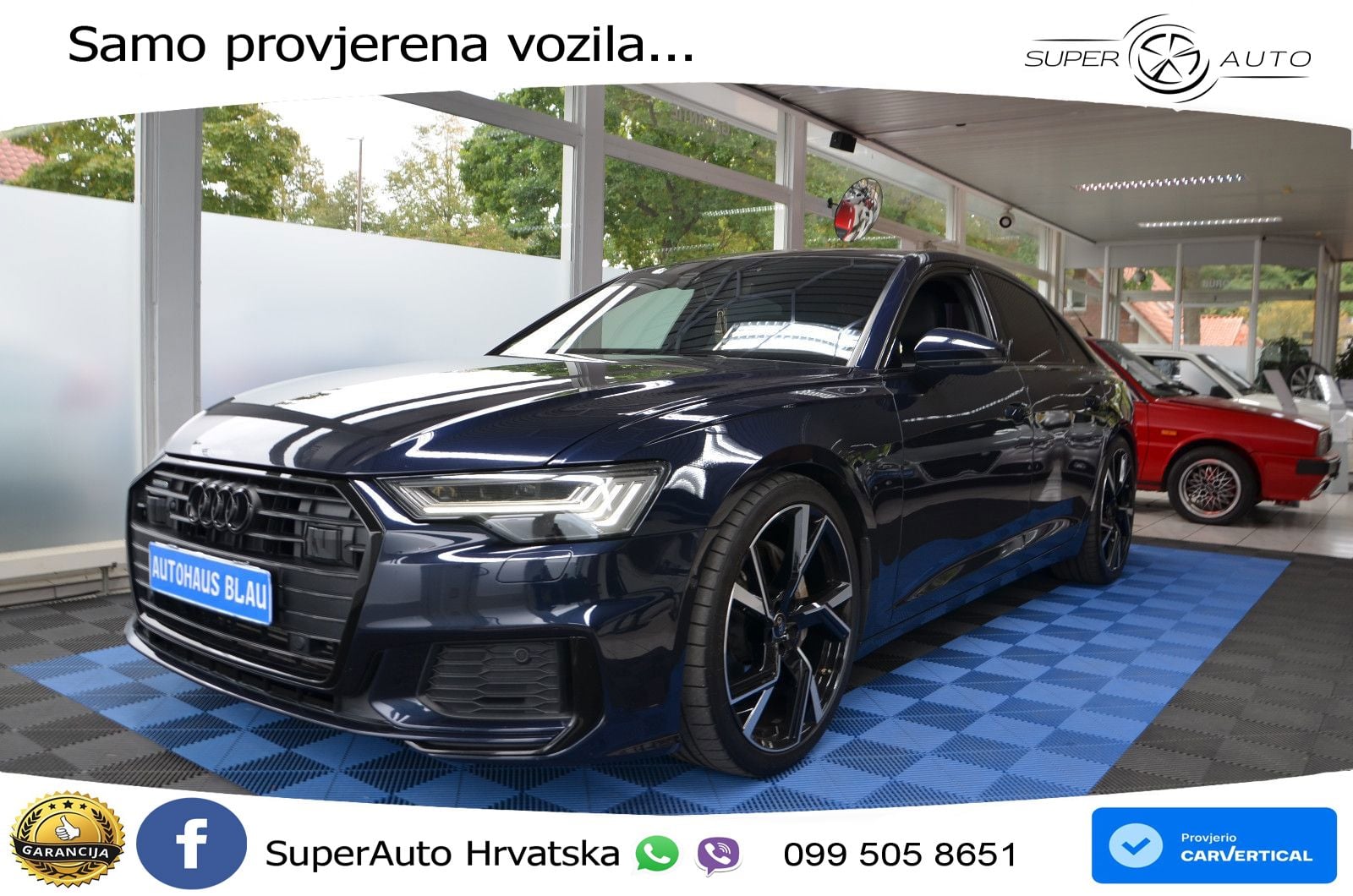 Audi A6 50 TDI V6 (286 KS) quattro tiptronic S line ZRAČNI+ACC+GR SJED+KAM+PANO