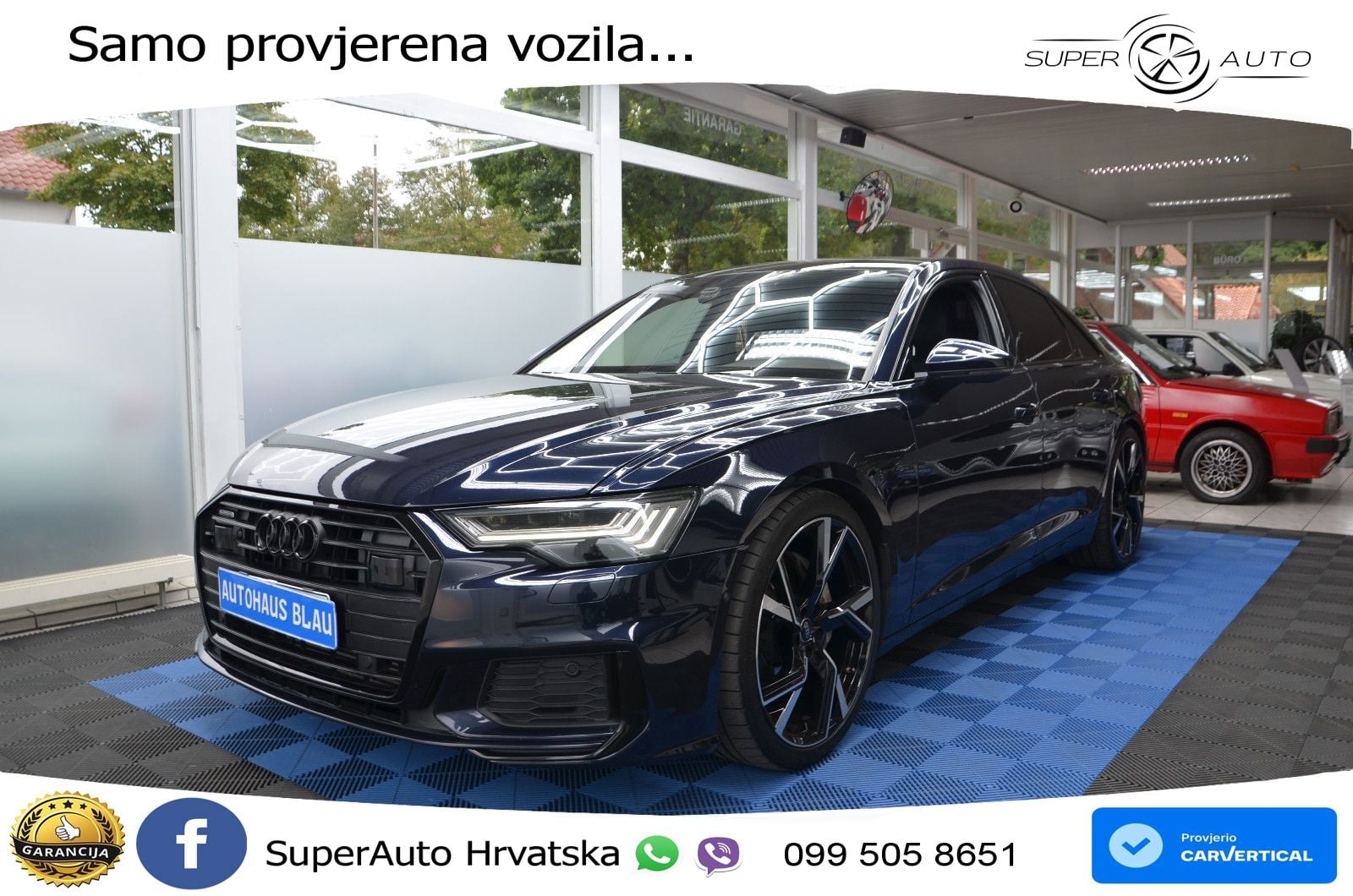 Audi A6 50 TDI V6 (286 KS) quattro tiptronic S line ZRAČNI+ACC+GR SJED+KAM+PANO