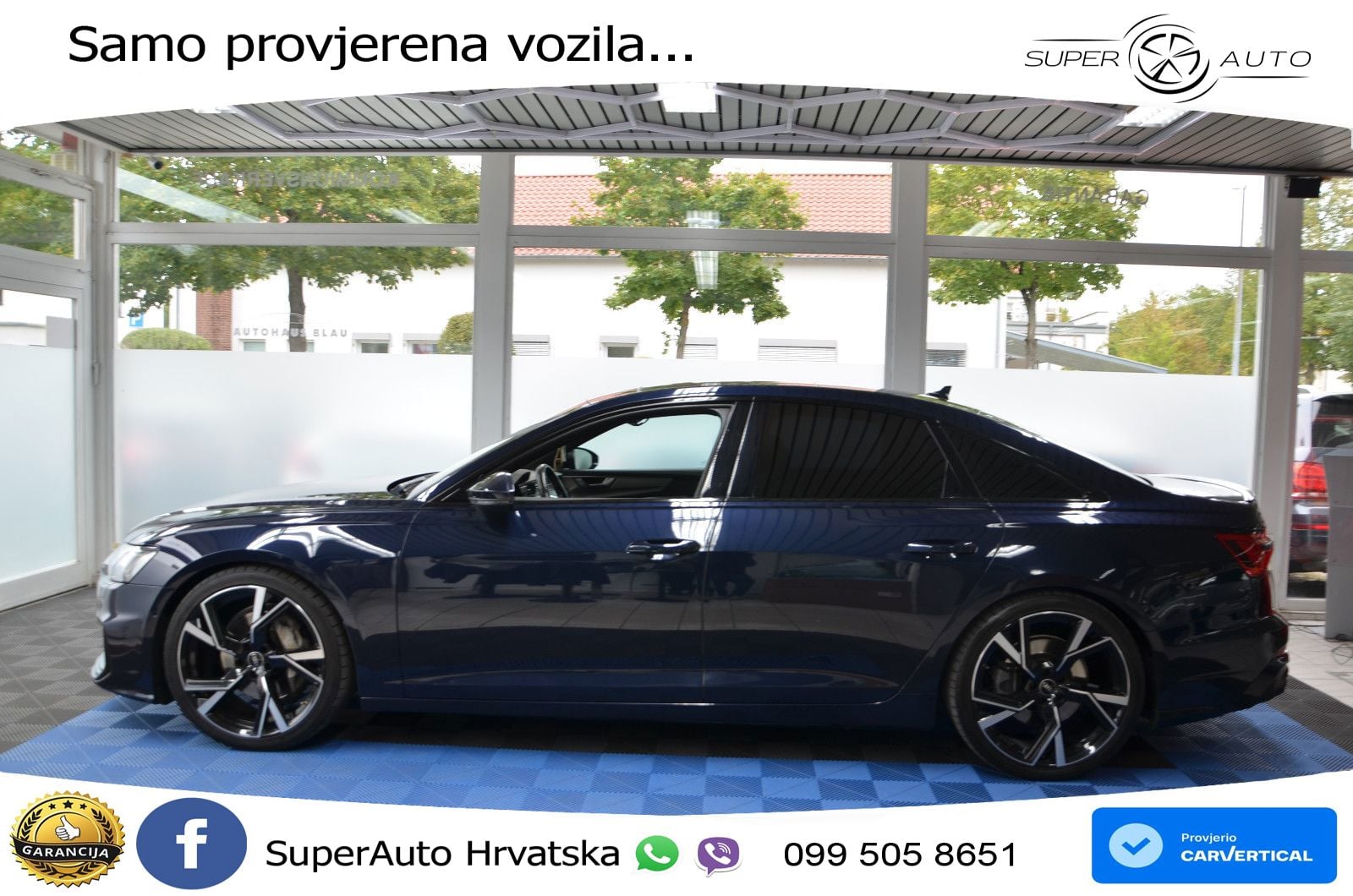 Audi A6 50 TDI V6 (286 KS) quattro tiptronic S line ZRAČNI+ACC+GR SJED+KAM+PANO