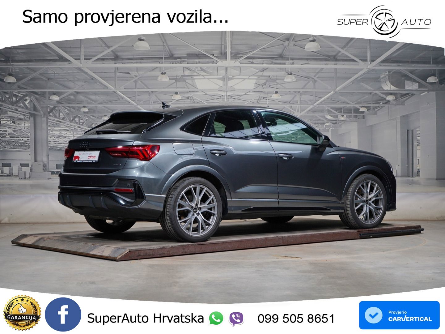 Audi Q3 Sportback 40 TDI (200 KS) quattro S tronic S line LED+GR SJED+ACC