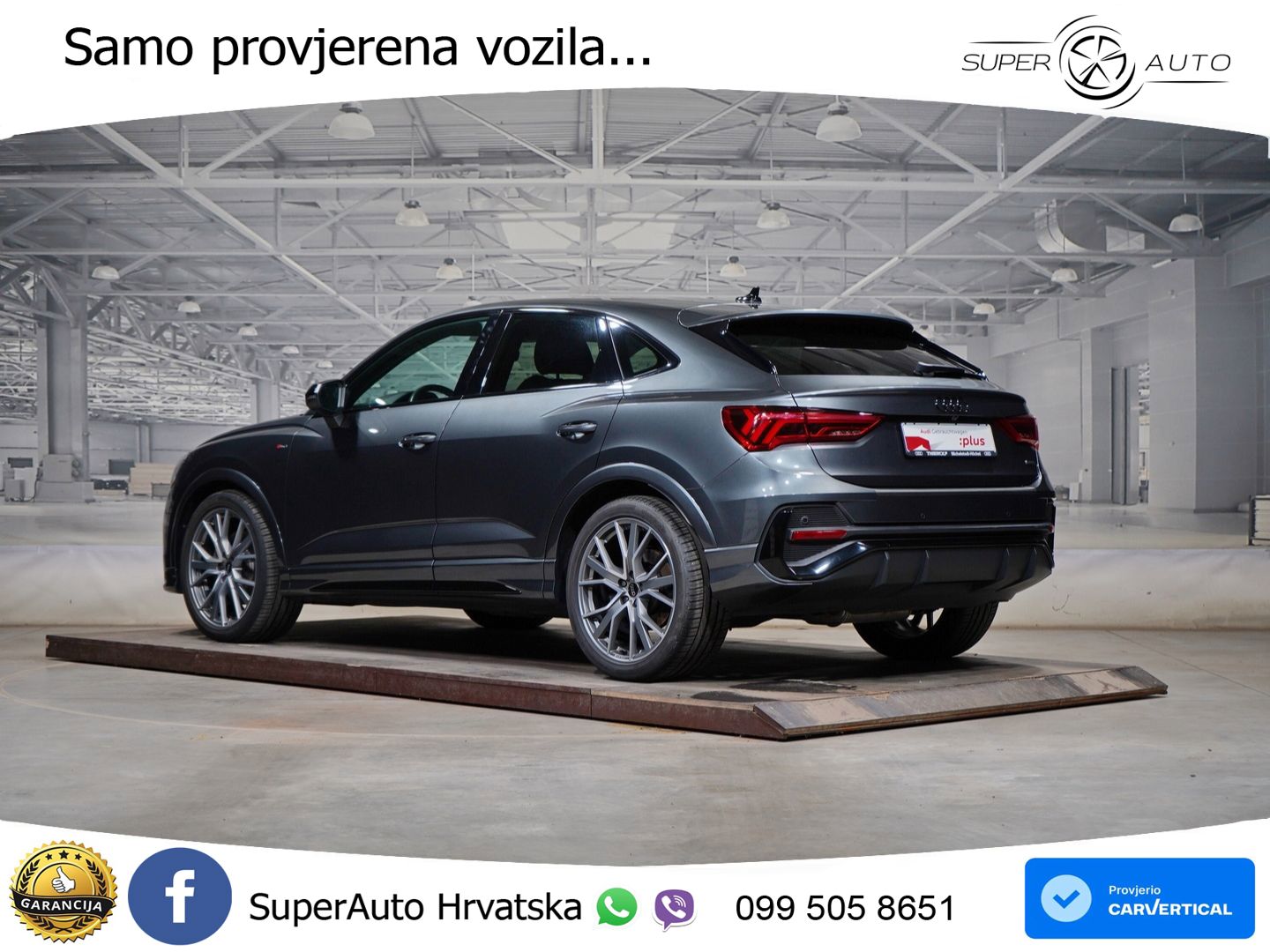 Audi Q3 Sportback 40 TDI (200 KS) quattro S tronic S line LED+GR SJED+ACC