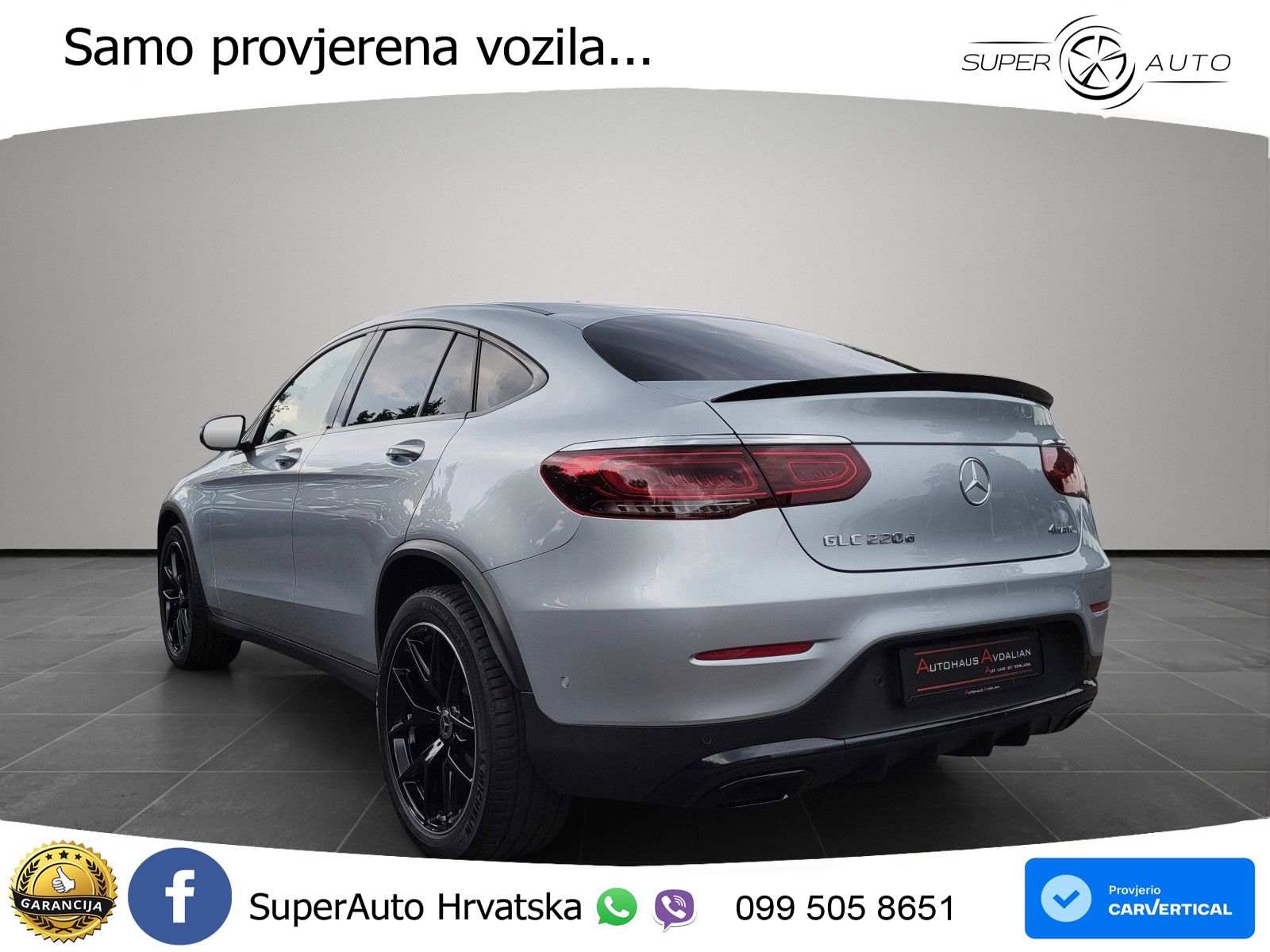 Mercedes GLC Coupe 220d (194 KS) 4MATIC G-TRONIC AMG LED+GR SJED+ACC