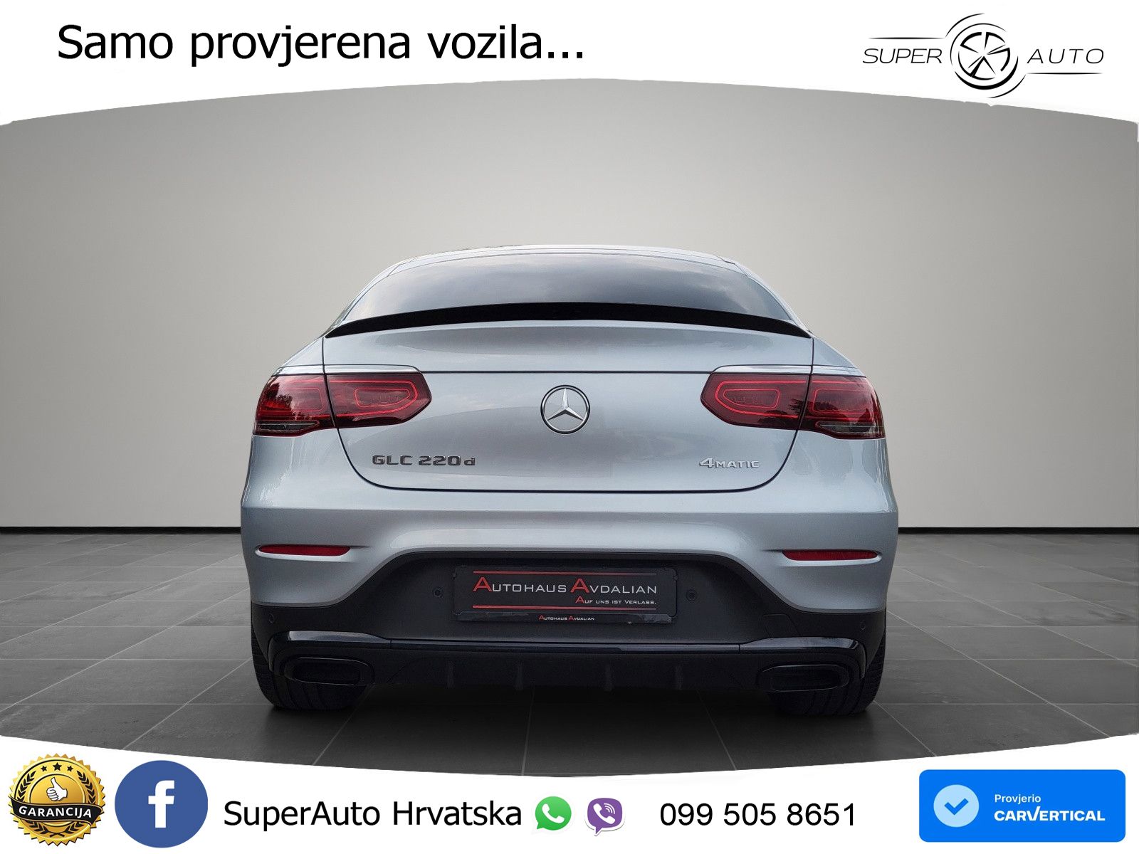 Mercedes GLC Coupe 220d (194 KS) 4MATIC G-TRONIC AMG LED+GR SJED+ACC