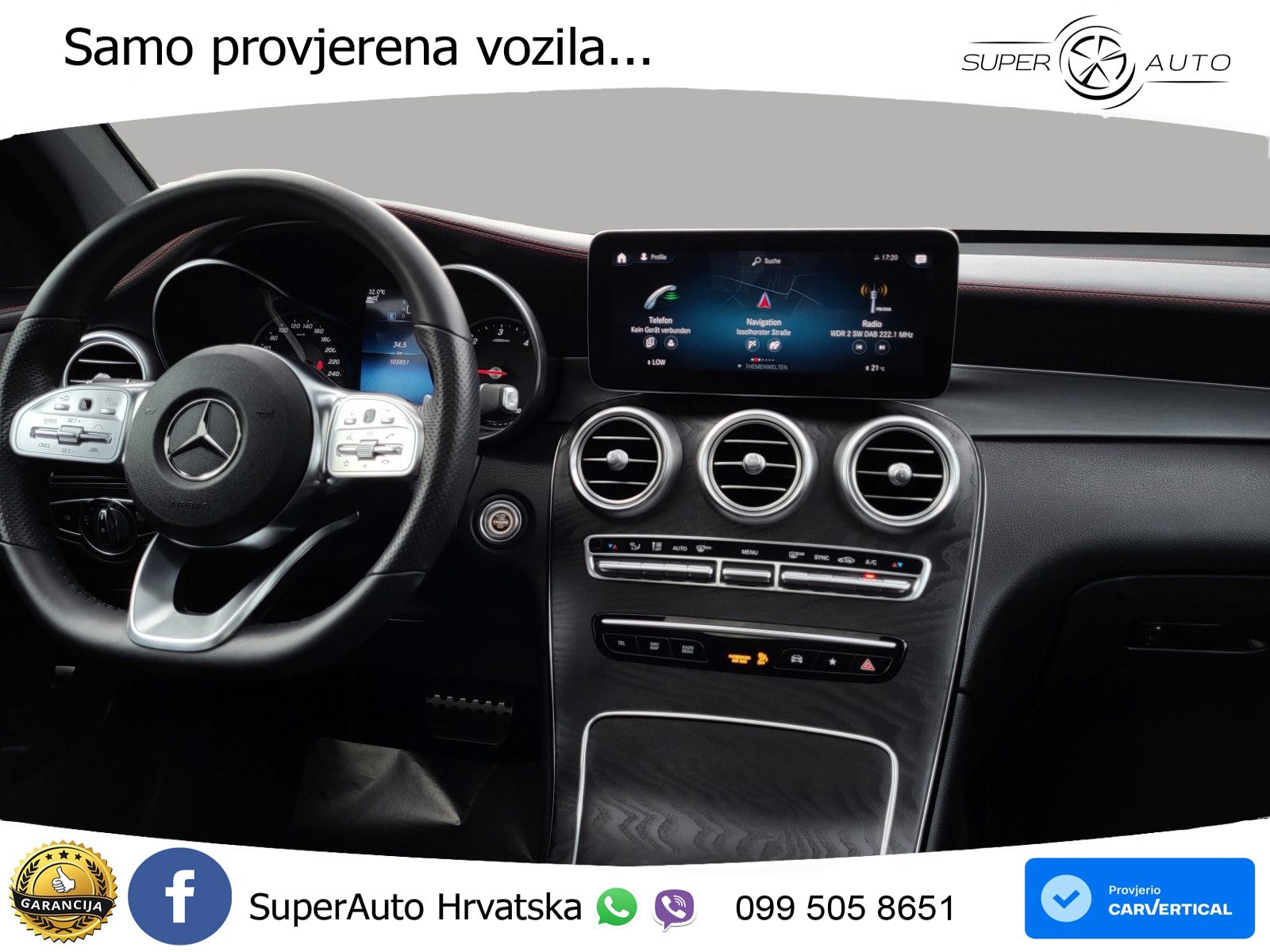 Mercedes GLC Coupe 220d (194 KS) 4MATIC G-TRONIC AMG LED+GR SJED+ACC