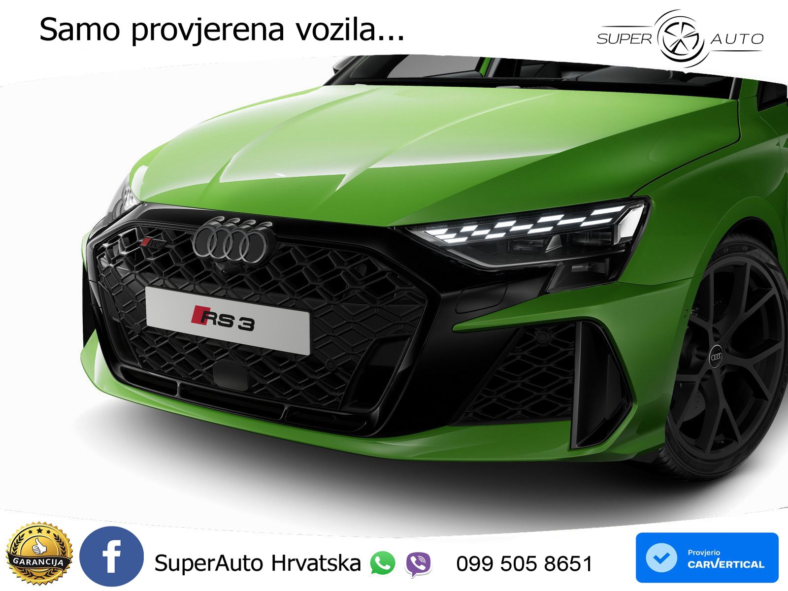 Audi RS3 Sportback 2.5 TFSI (400 KS) quattro S tronic LED+GR SJED+ACC