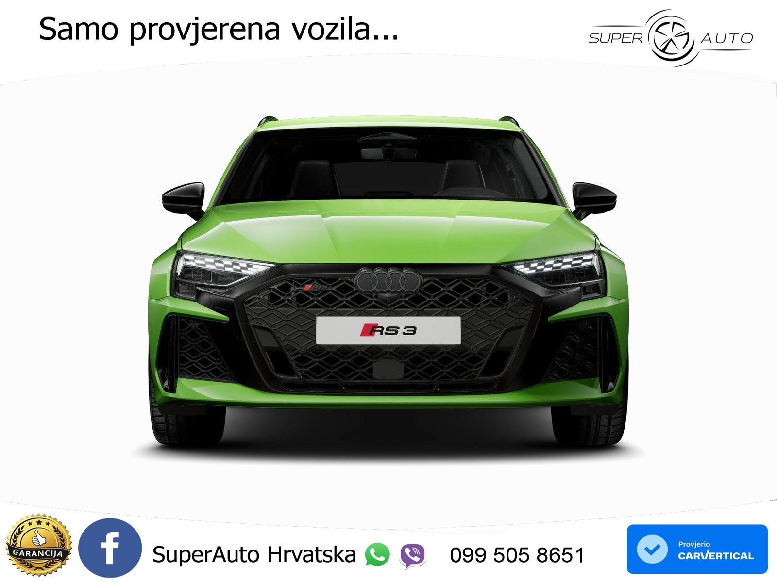 Audi RS3 Sportback 2.5 TFSI (400 KS) quattro S tronic LED+GR SJED+ACC