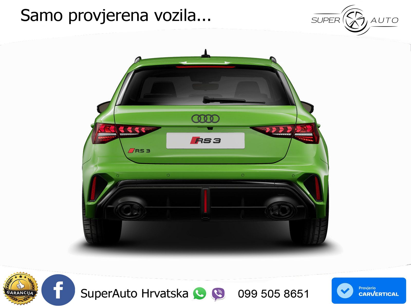 Audi RS3 Sportback 2.5 TFSI (400 KS) quattro S tronic LED+GR SJED+ACC