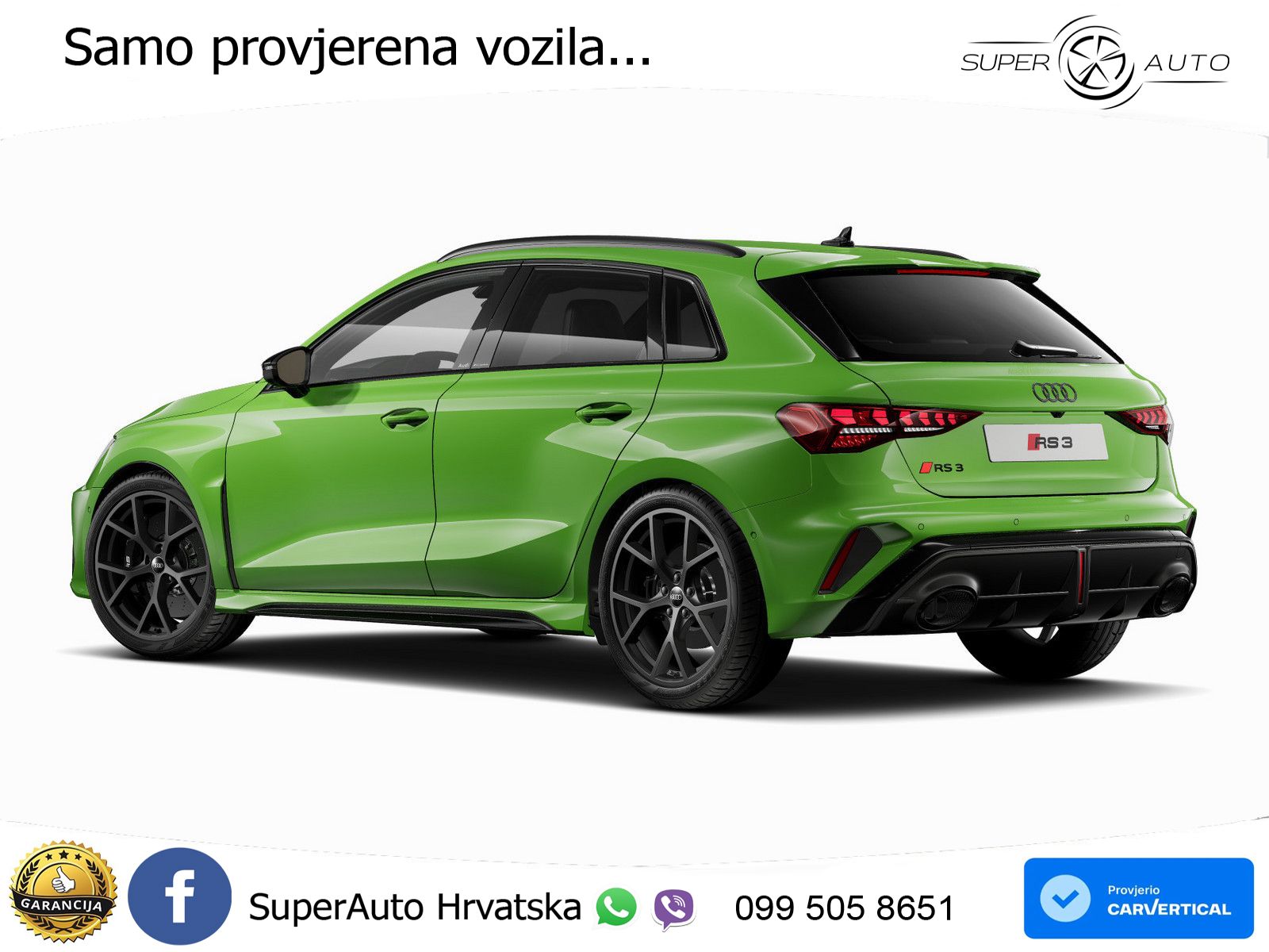 Audi RS3 Sportback 2.5 TFSI (400 KS) quattro S tronic LED+GR SJED+ACC