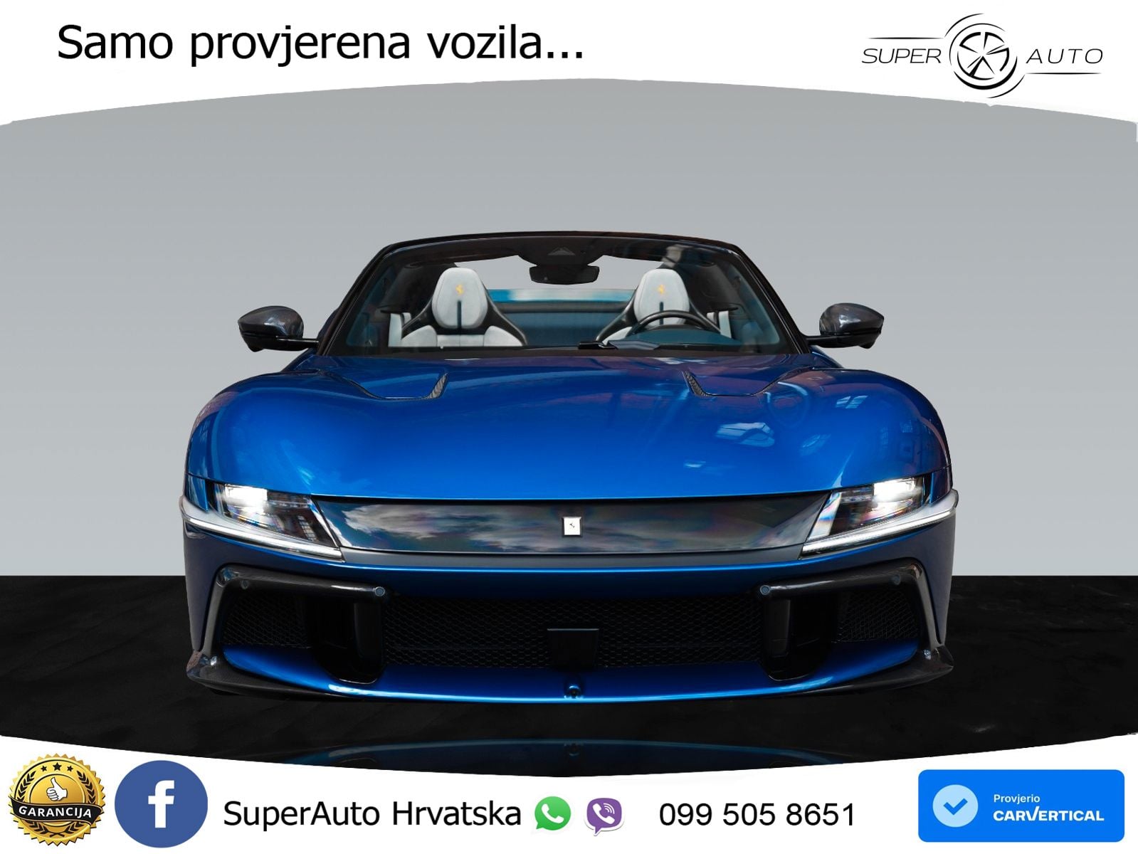 Ferrari 12Cilindri Spider 6.5 V12 (830 KS) F1 DCT LED+ACC
