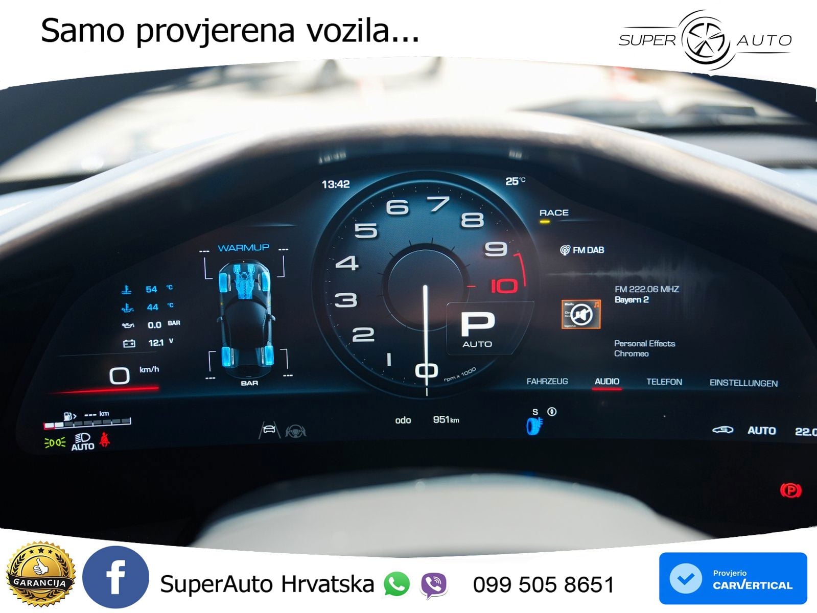 Ferrari 12Cilindri Spider 6.5 V12 (830 KS) F1 DCT LED+ACC