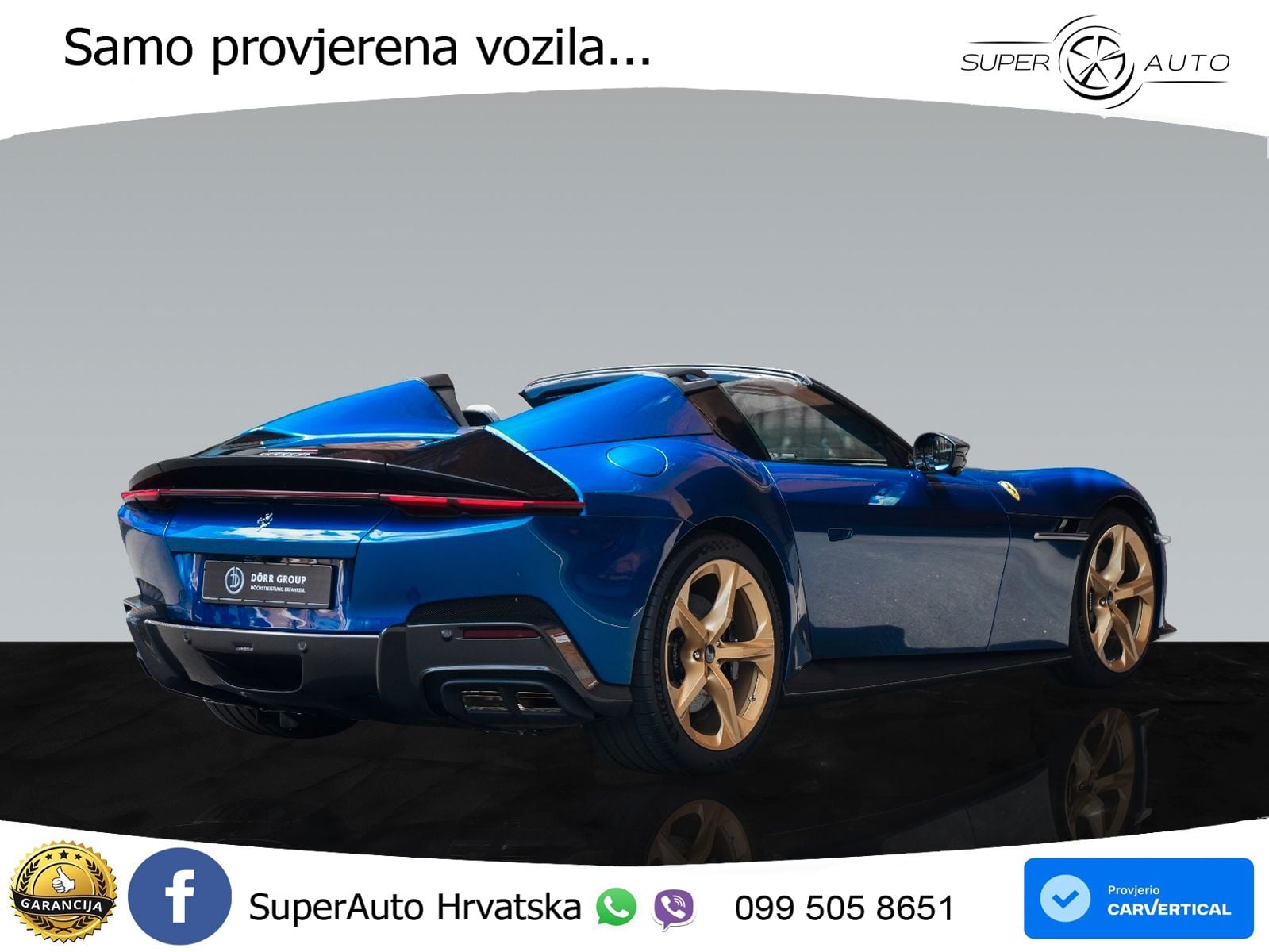 Ferrari 12Cilindri Spider 6.5 V12 (830 KS) F1 DCT LED+ACC