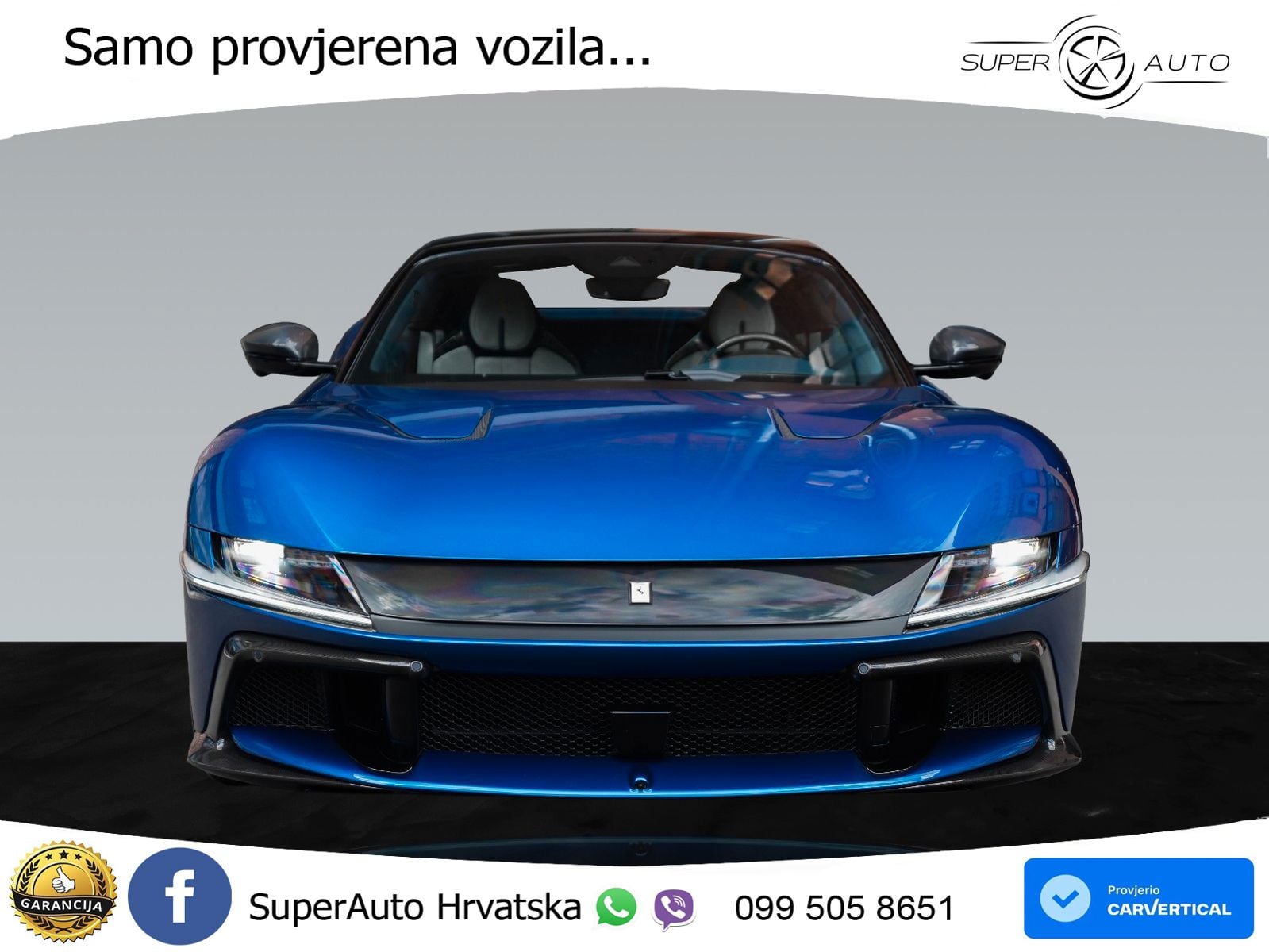 Ferrari 12Cilindri Spider 6.5 V12 (830 KS) F1 DCT LED+ACC