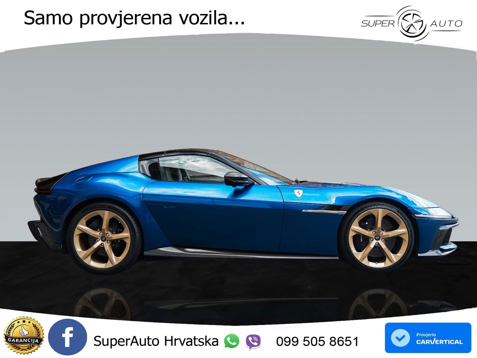 Ferrari 12Cilindri Spider 6.5 V12 (830 KS) F1 DCT LED+ACC