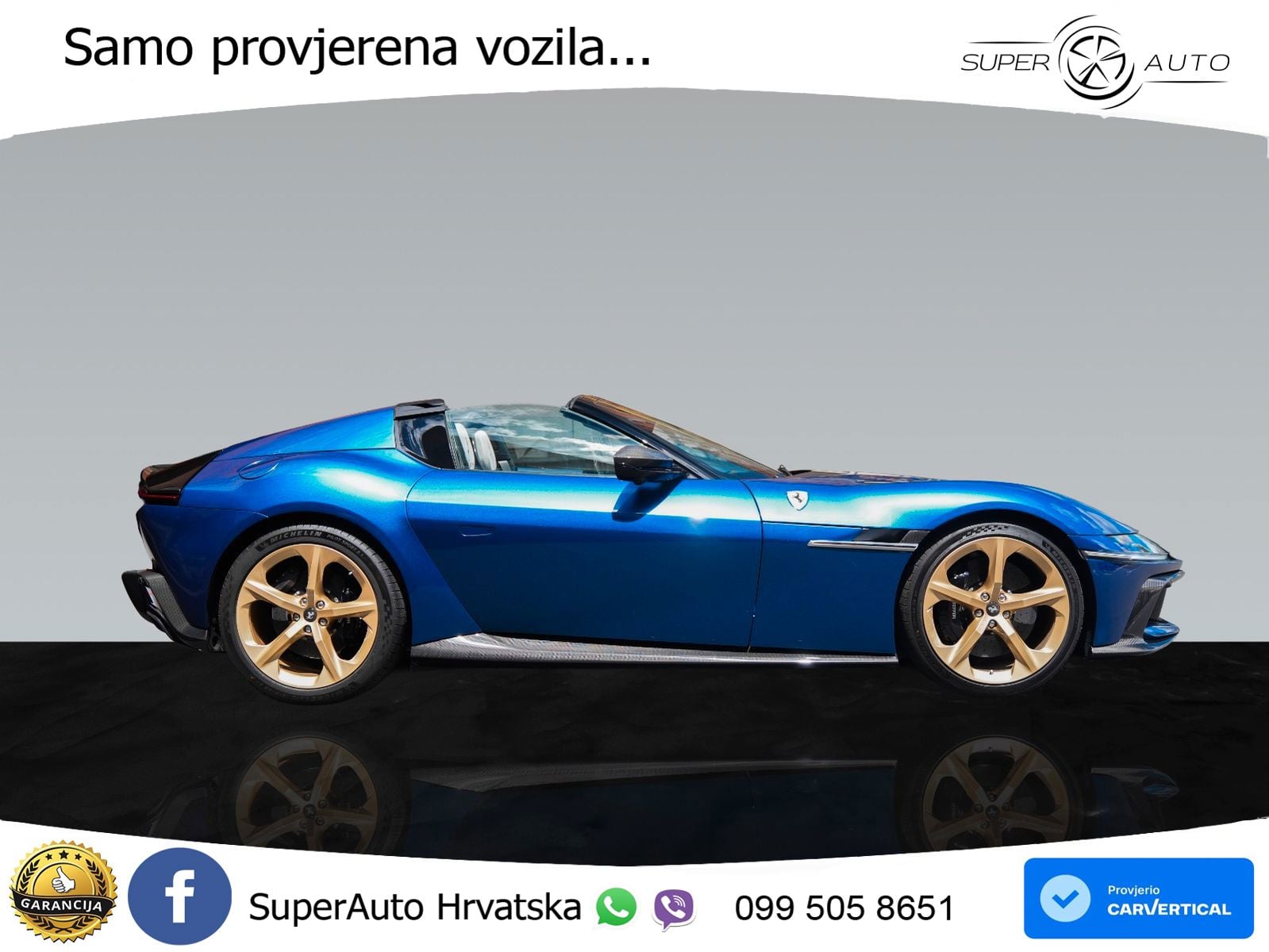 Ferrari 12Cilindri Spider 6.5 V12 (830 KS) F1 DCT LED+ACC