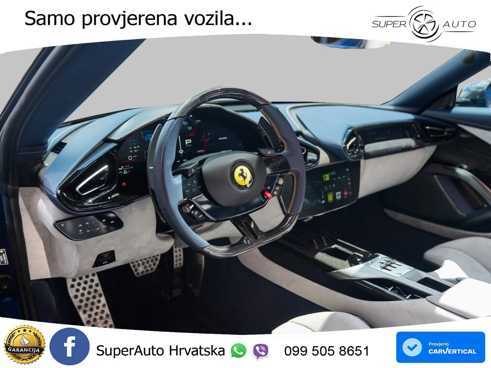 Ferrari 12Cilindri Spider 6.5 V12 (830 KS) F1 DCT LED+ACC