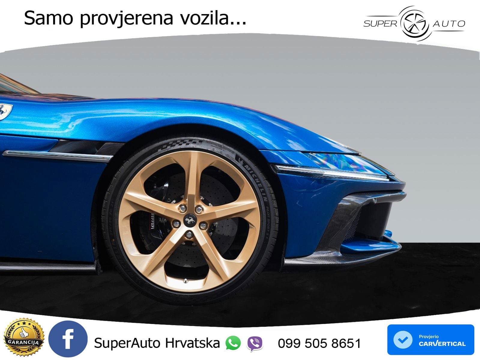 Ferrari 12Cilindri Spider 6.5 V12 (830 KS) F1 DCT LED+ACC
