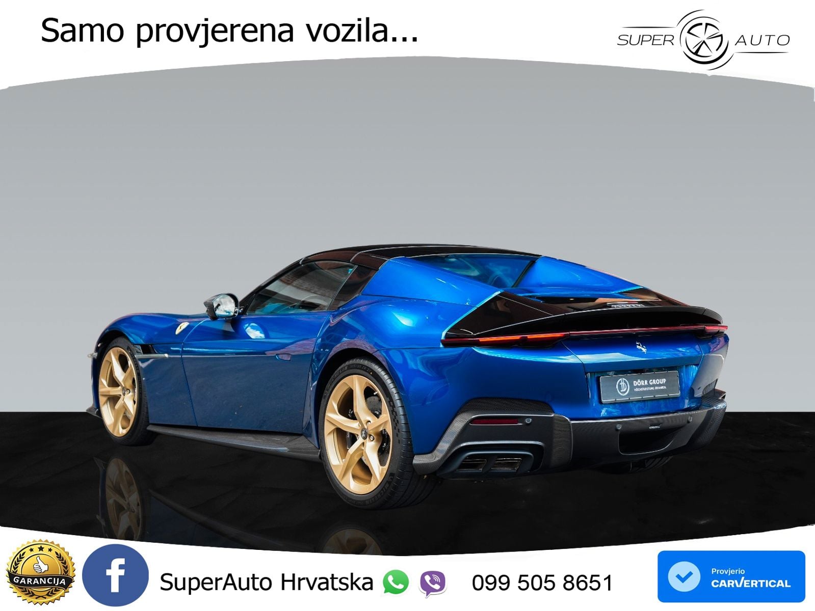 Ferrari 12Cilindri Spider 6.5 V12 (830 KS) F1 DCT LED+ACC