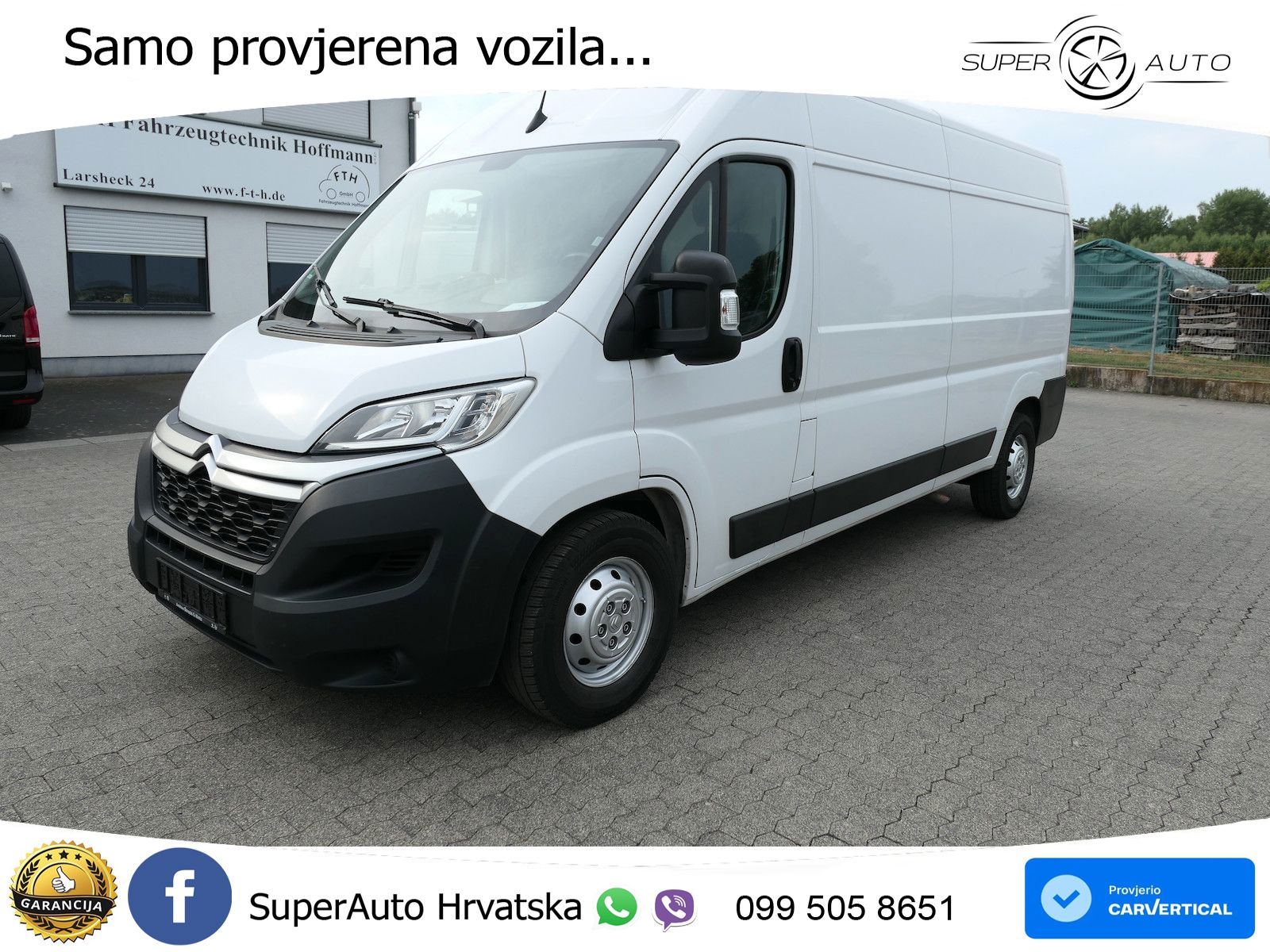 Citroën Jumper L3H2 Kühlkasten 0°C Frischdienst Klima 140 KS
