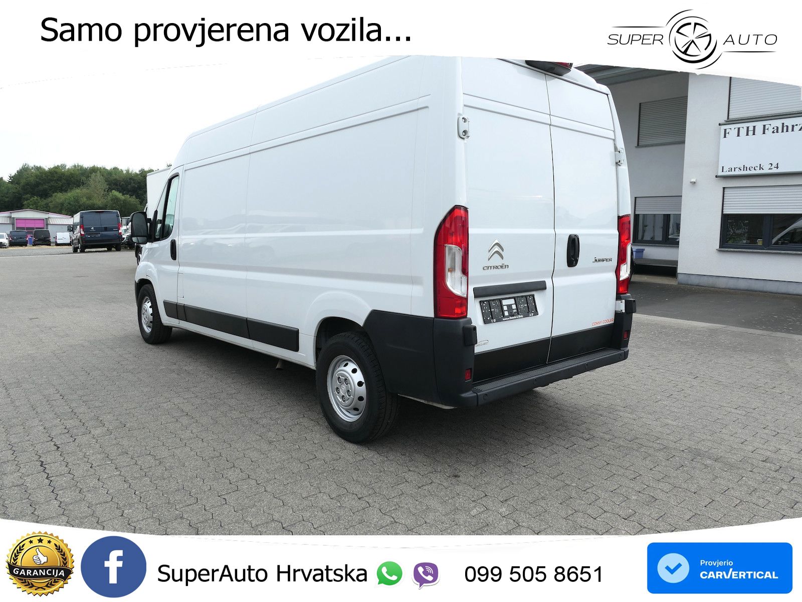 Citroën Jumper L3H2 Kühlkasten 0°C Frischdienst Klima 140 KS