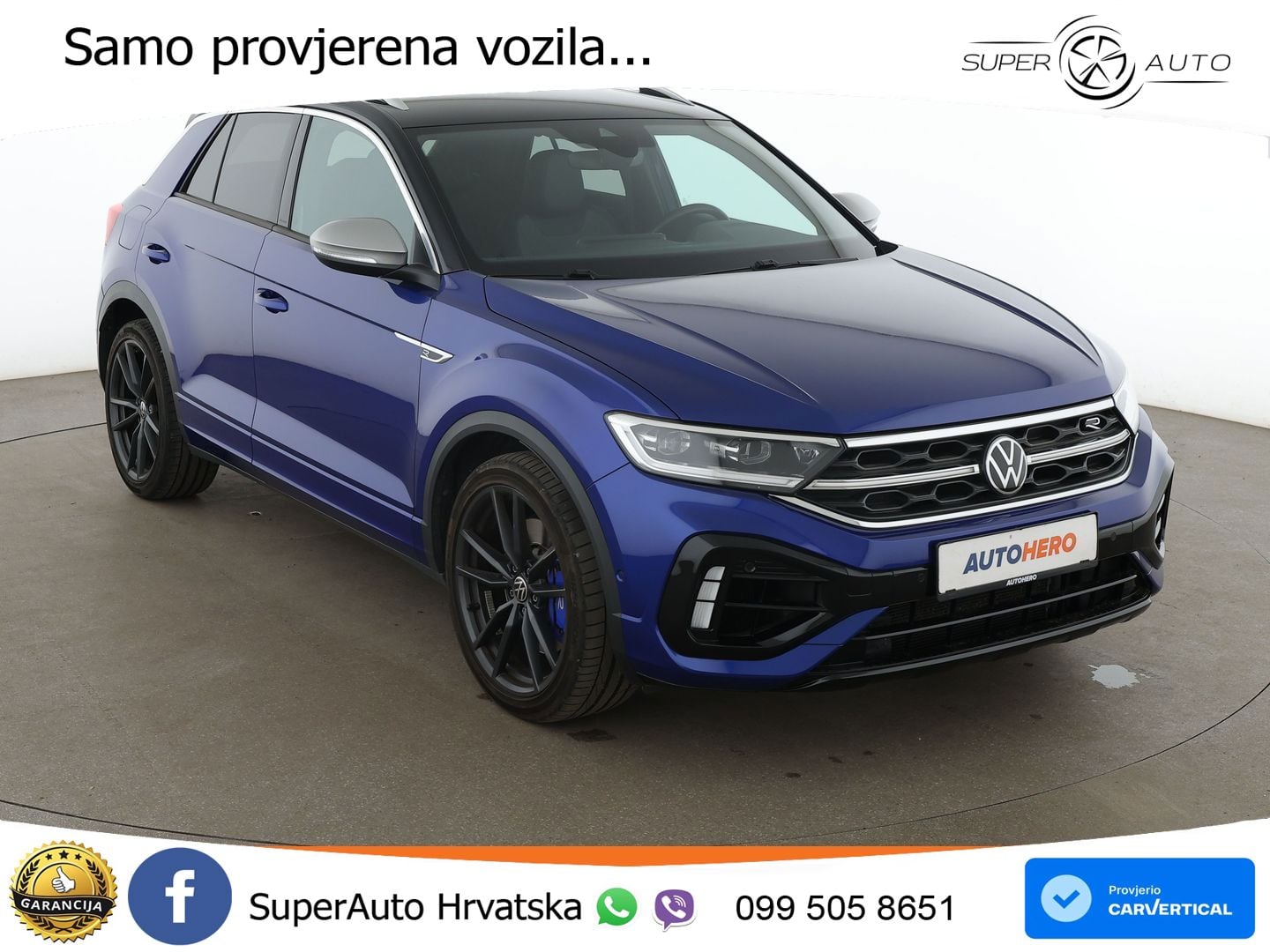 Volkswagen T-Roc R 2.0 TSI (300 KS) OPF 4M DSG MATRIX+GR SJED+KAM