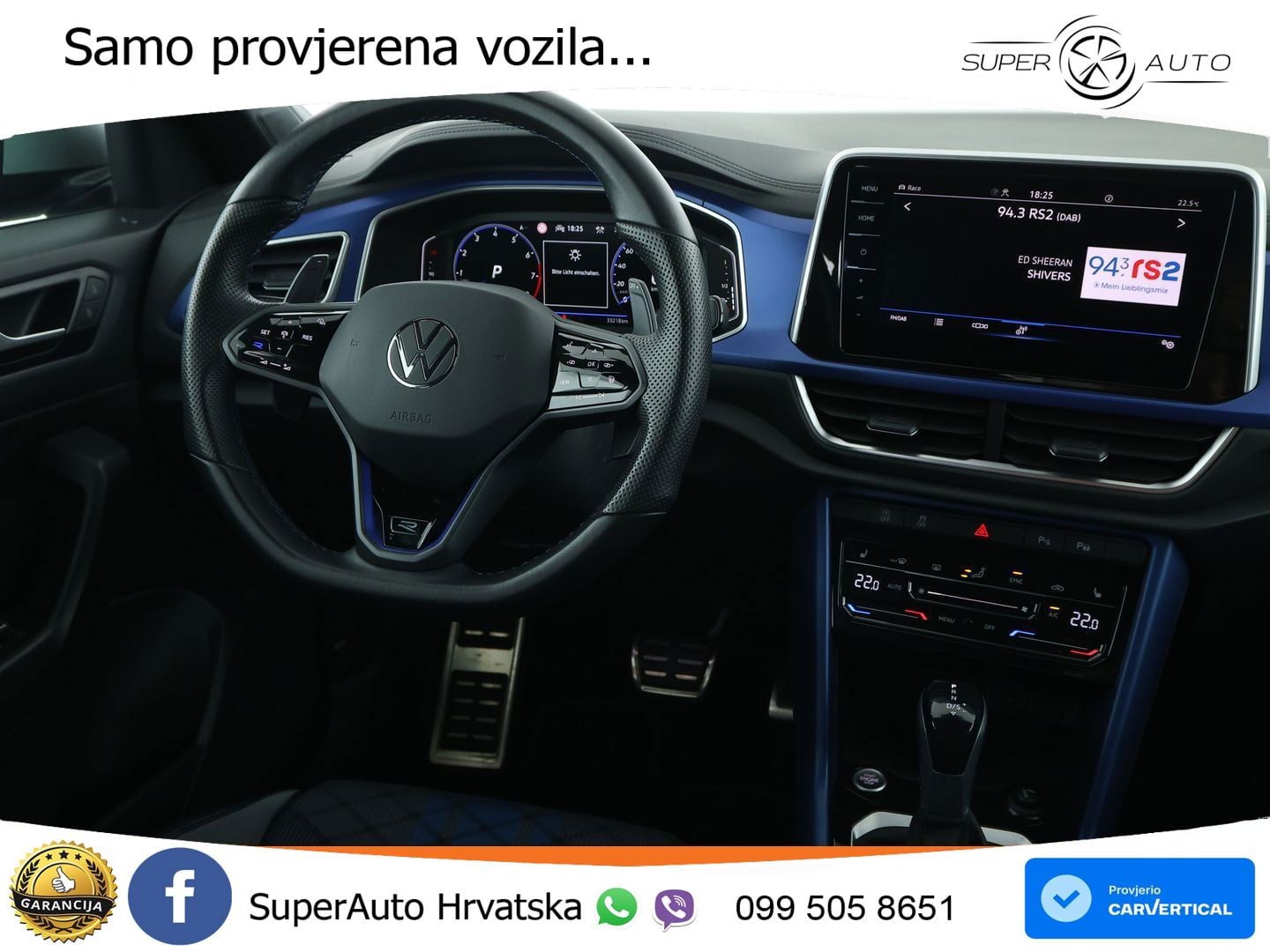 Volkswagen T-Roc R 2.0 TSI (300 KS) OPF 4M DSG MATRIX+GR SJED+KAM