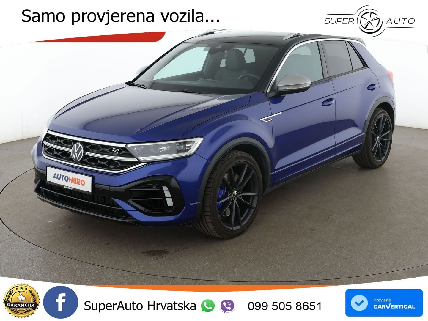 Volkswagen T-Roc R 2.0 TSI (300 KS) OPF 4M DSG MATRIX+GR SJED+KAM