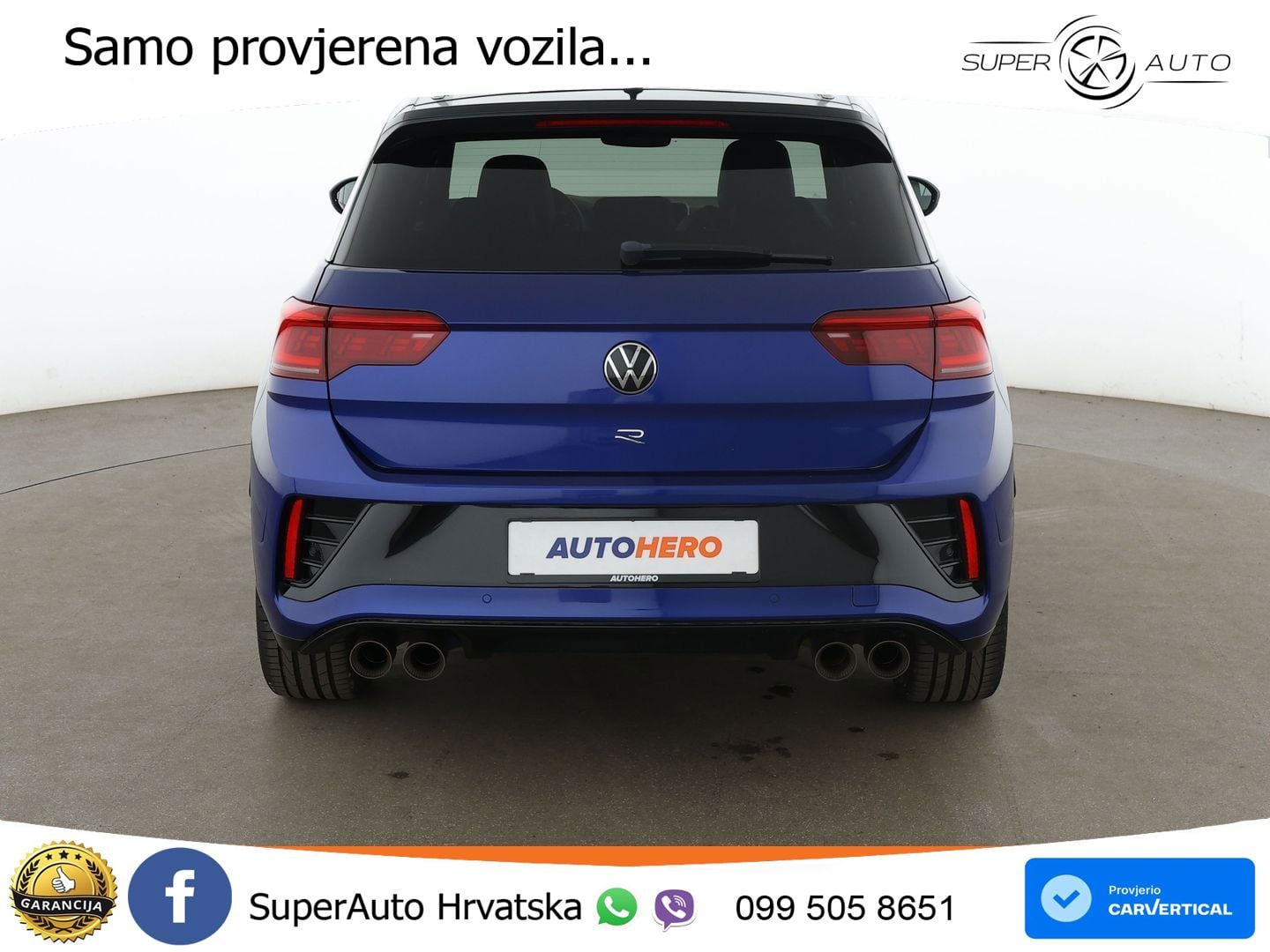 Volkswagen T-Roc R 2.0 TSI (300 KS) OPF 4M DSG MATRIX+GR SJED+KAM