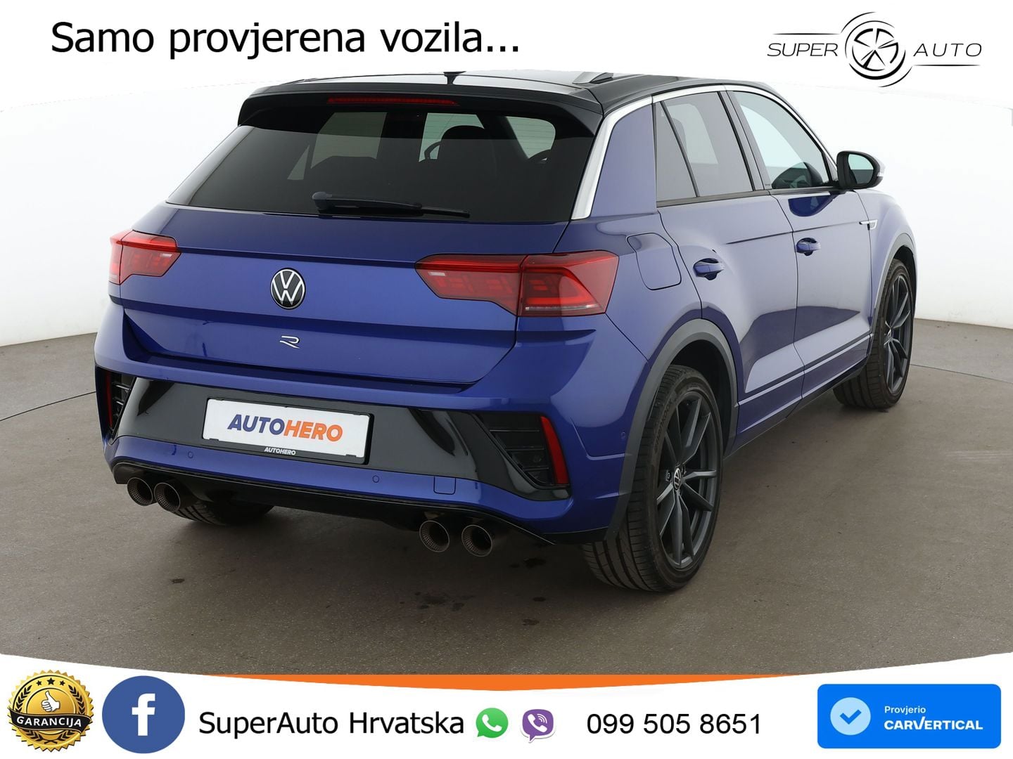 Volkswagen T-Roc R 2.0 TSI (300 KS) OPF 4M DSG MATRIX+GR SJED+KAM