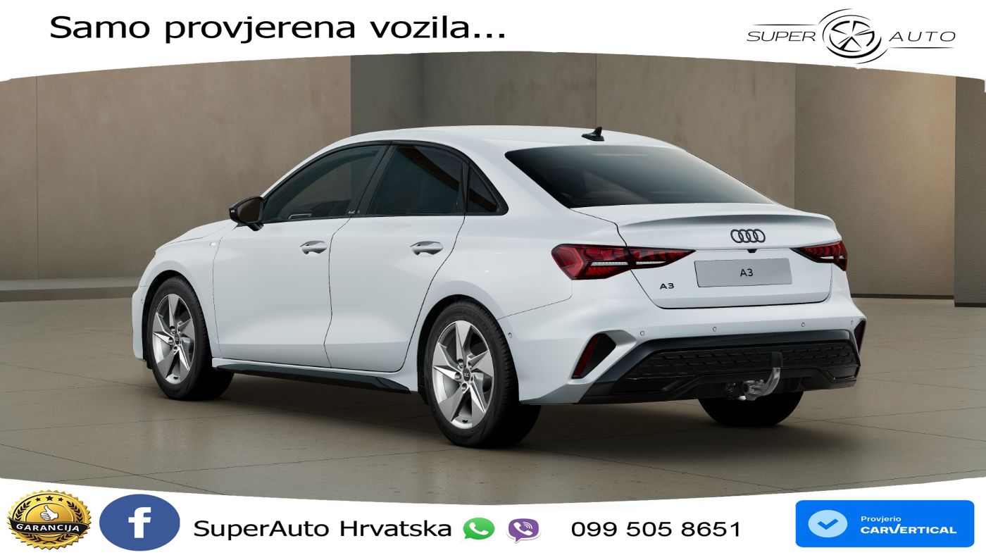 Audi A3 Limuzina 35 TFSI (150 KS) S tronic S line LED+GR SJED+ACC