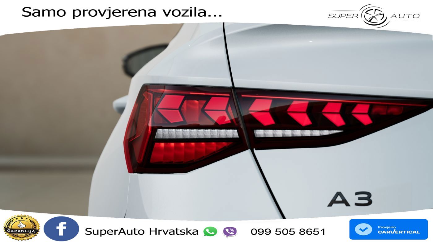 Audi A3 Limuzina 35 TFSI (150 KS) S tronic S line LED+GR SJED+ACC