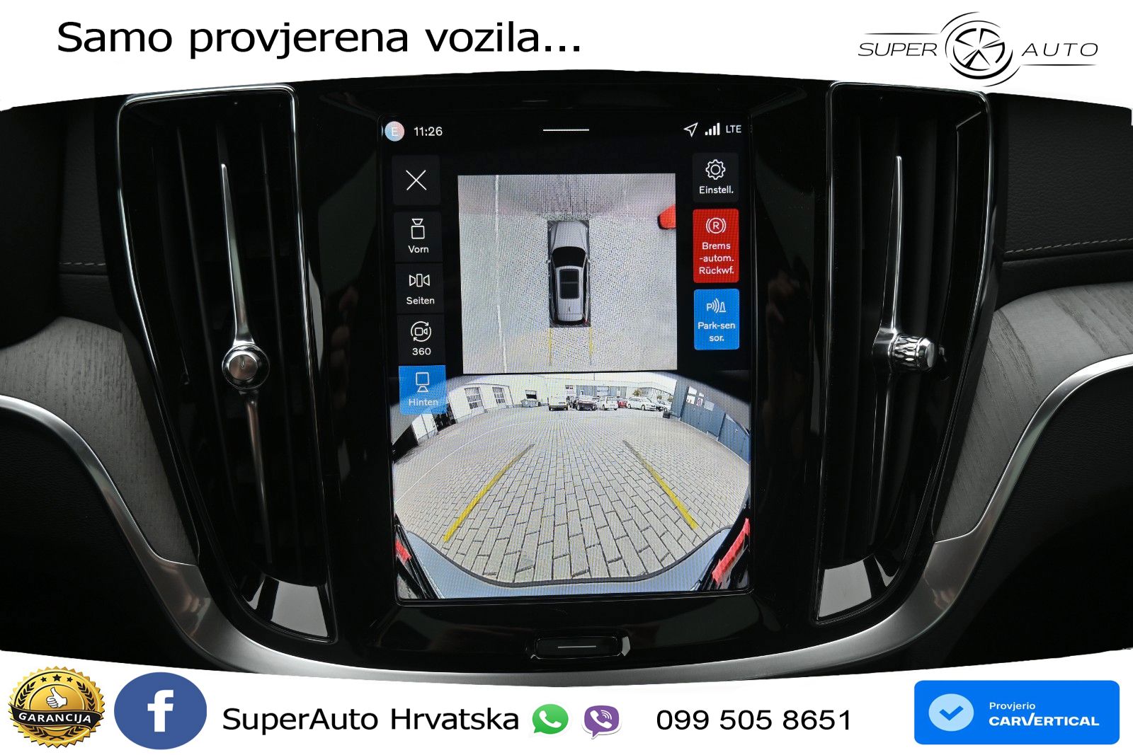 Volvo V60 2.0 B4 Benzin DCT ACC+HEAD+4xGR SJED+360+PANO