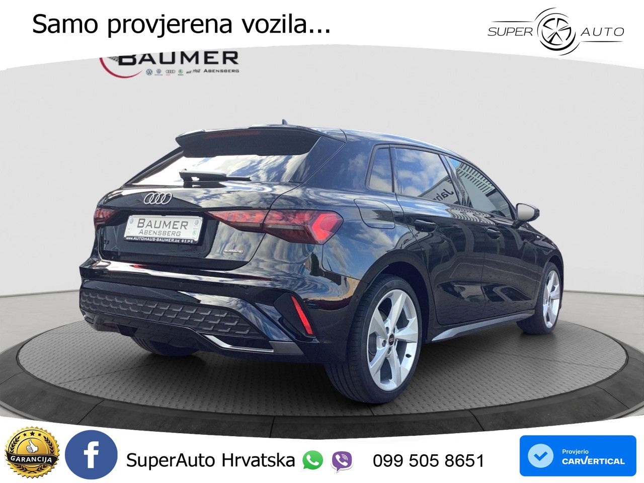 Audi A3 Sportback 40 TFSI (204 KS) quattro S tronic S line