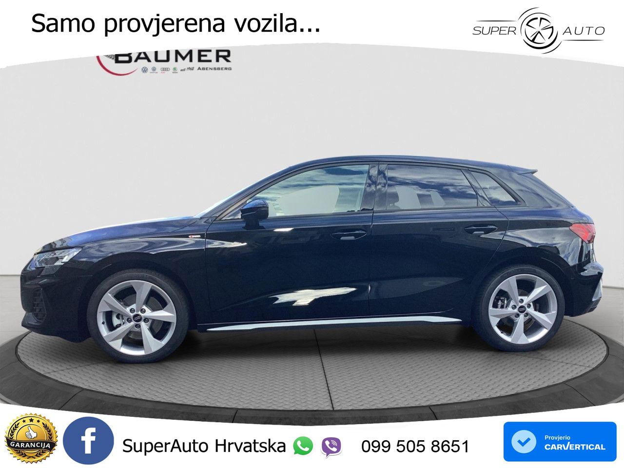 Audi A3 Sportback 40 TFSI (204 KS) quattro S tronic S line
