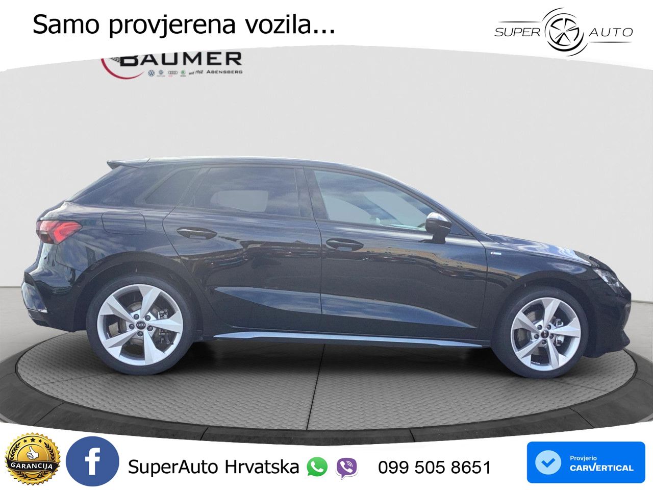 Audi A3 Sportback 40 TFSI (204 KS) quattro S tronic S line